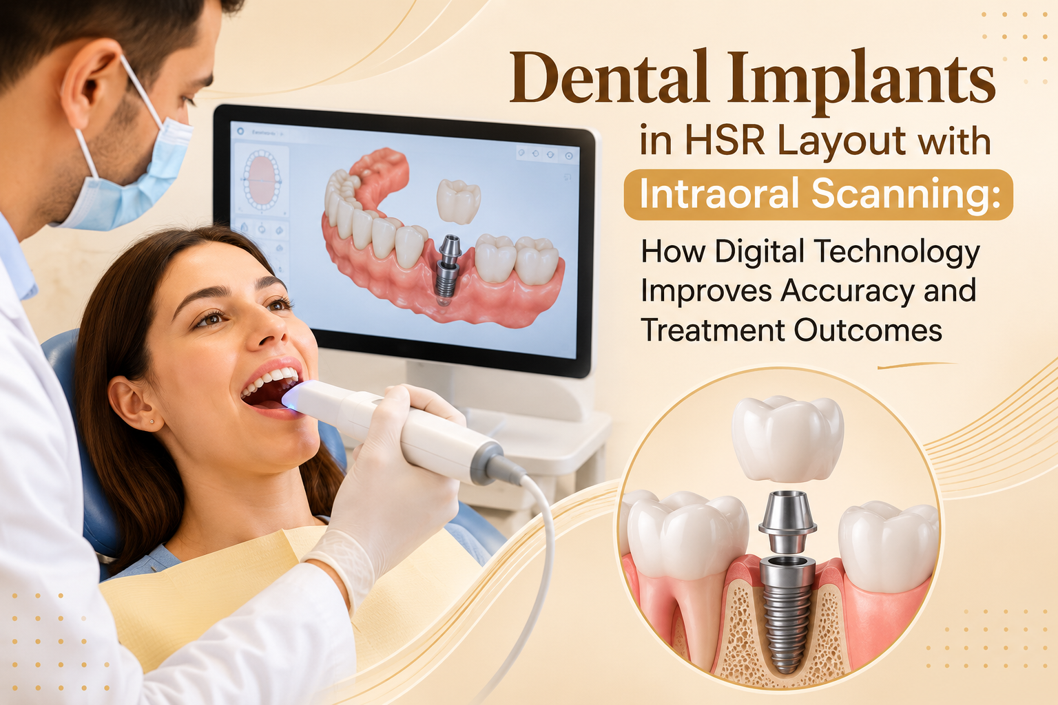dental implants in HSR Layout with intraoral scanning