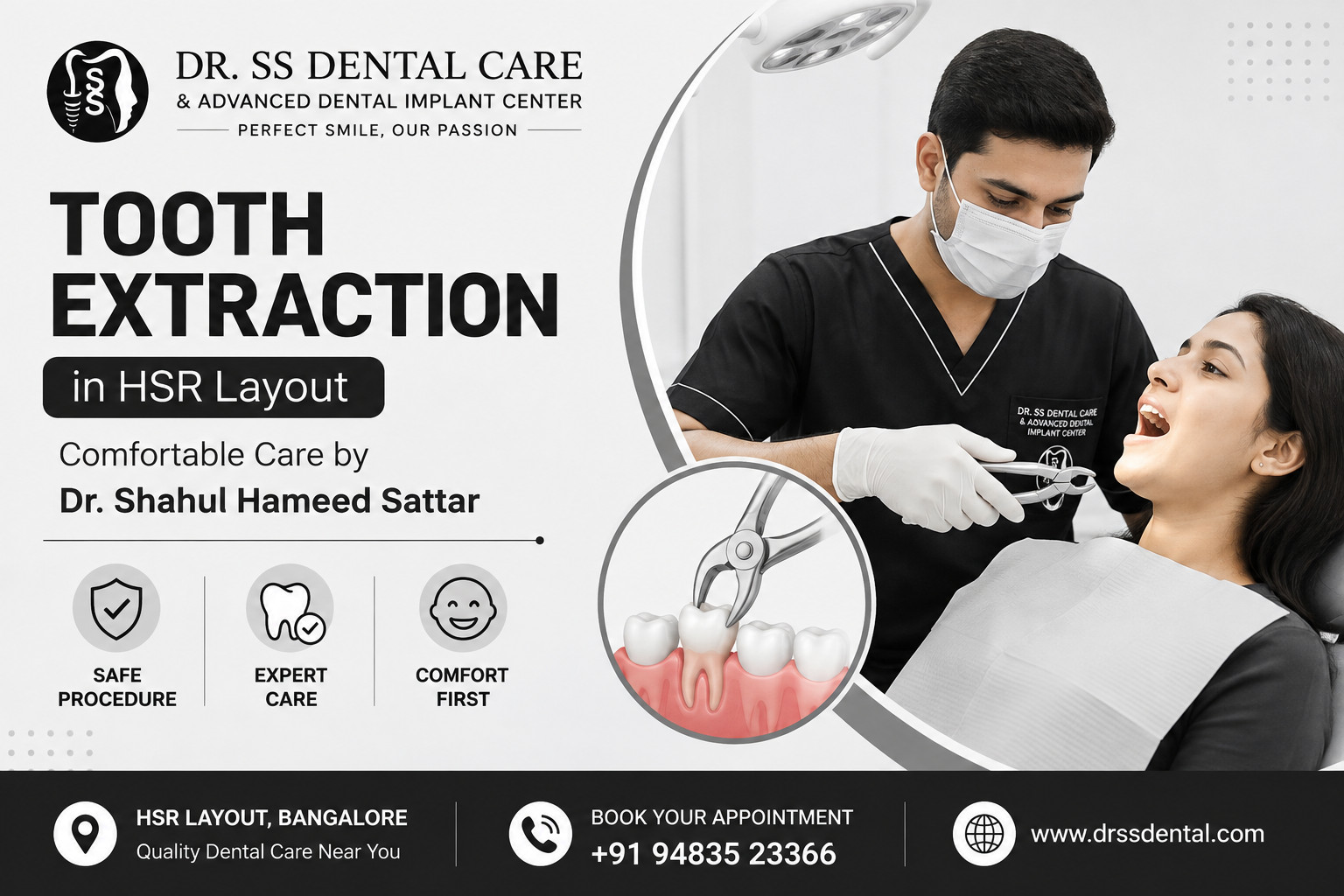 Tooth Extraction in HSR Layout